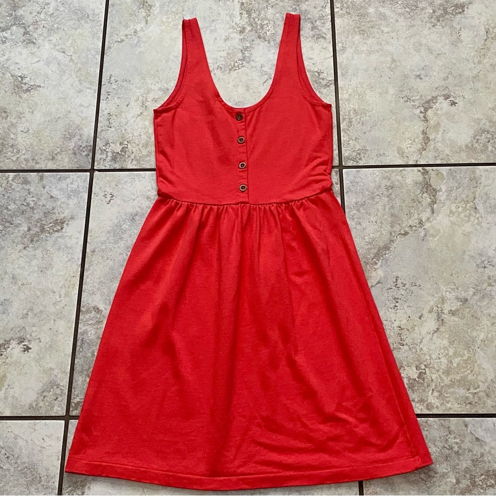 J. CREW Pink Button Embellished Back Sleeveless Summer Dress XS - Picture 2 of 10